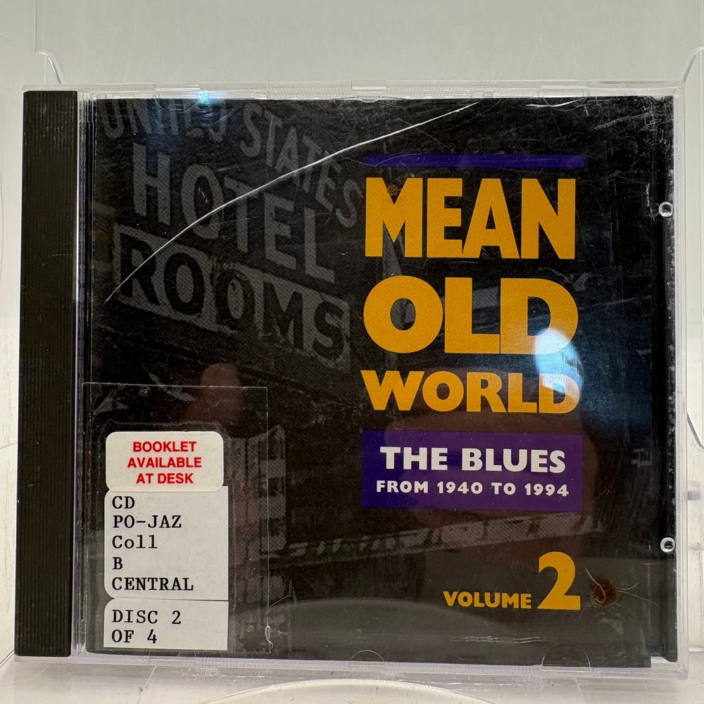 Mean Old World‎ The Blues 1940-1994 Volume 2 Smithsonian Collection CD RD 110